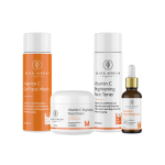 Vitamin C and Hyaluronic Acid Natural Clarifying Face Kit + Serum (4 Products)