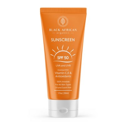 Organic Filters Vitamin C and E SPF50 Moisturizing Sunscreen with Squalene