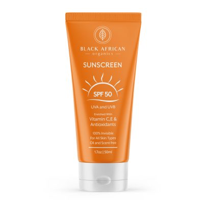 Organic Filters Vitamin C and E SPF50 Moisturizing Sunscreen with Squalene