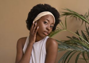 melanin rich african woman