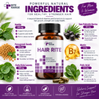 Herbay Hair Rite hair growth capsules with Biotin and Saw Palmetto